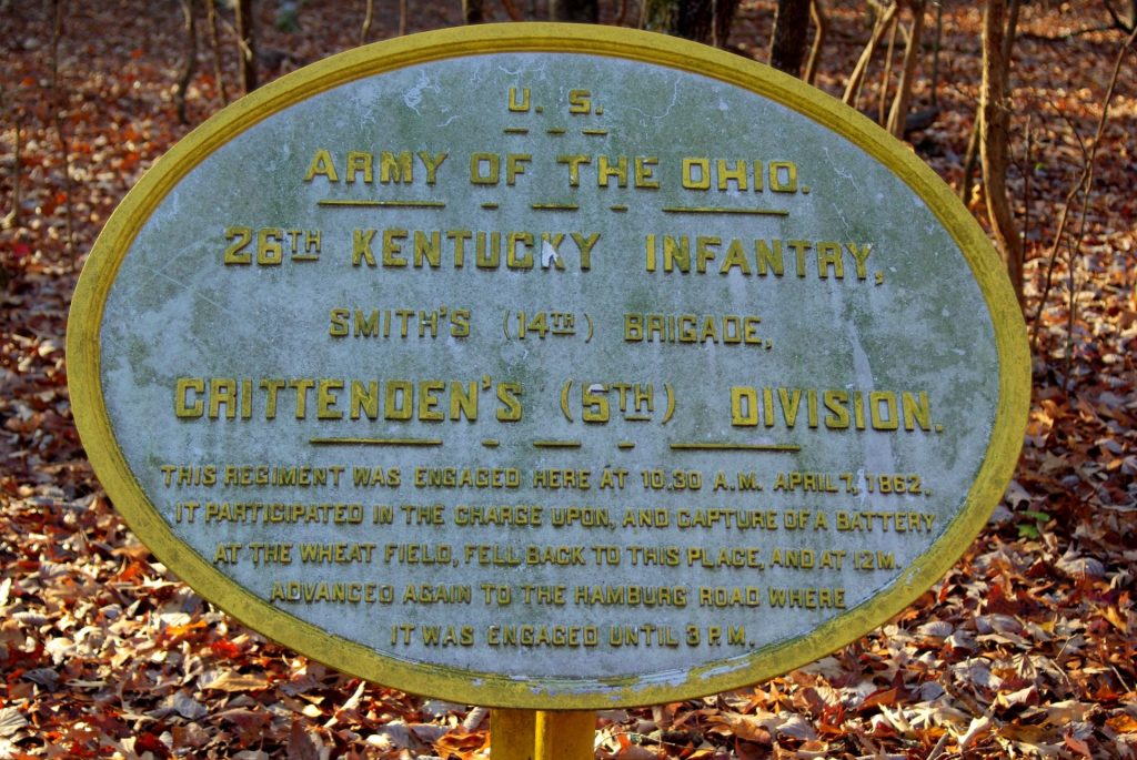 U.S. 26TH KENTUCKY INFANTRY WAR MEMORIAL PLAQUE