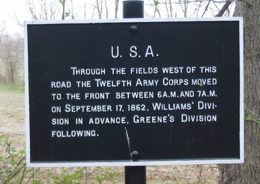 U.S.A. TWELFTH ARMY CORPS WAR MEMORIAL PLAQUE