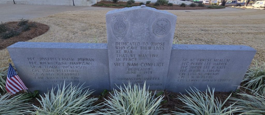 UPSON COUNTY VIETNAM SUPREME SACRIFICE WAR MEMORIAL