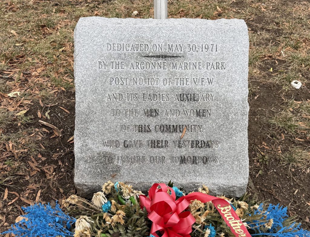 V.F.W. POST NO. 107 VETERANS MEMORIAL