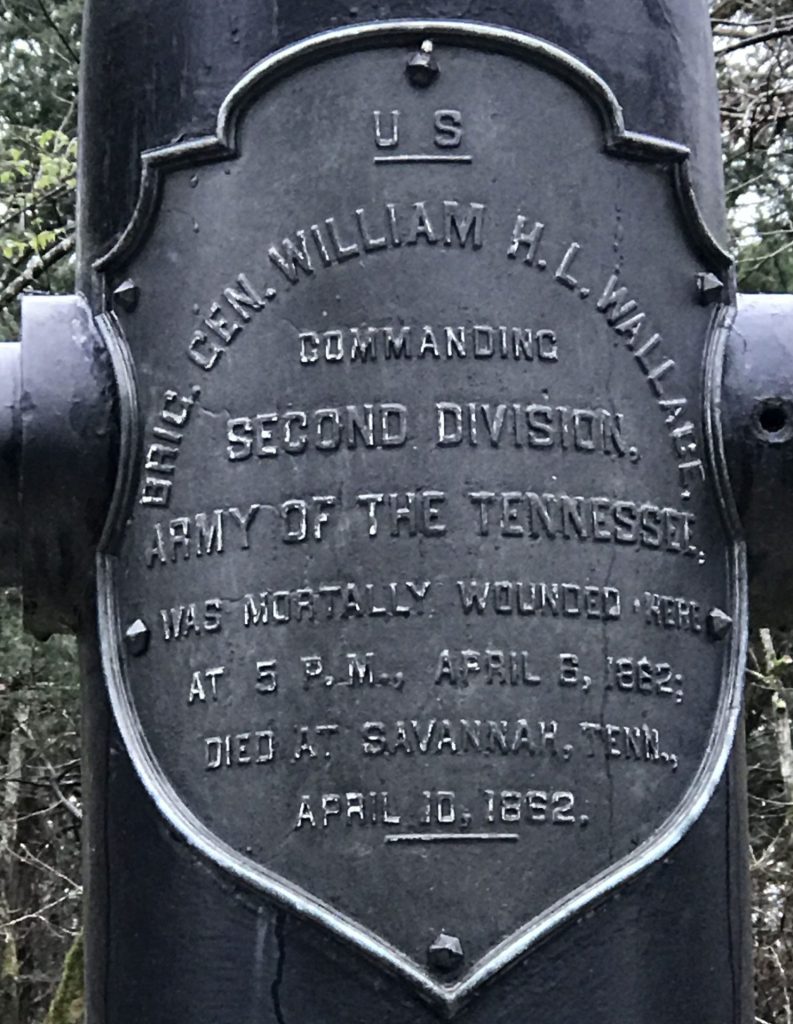 W.H.L. WALLACE MORTUARY MEMORIAL PLAQUE