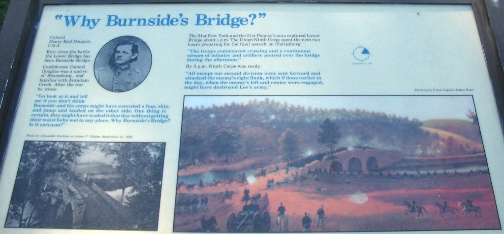 “WHY BURNSIDE BRIDGE” WAR MEMORIAL PANEL