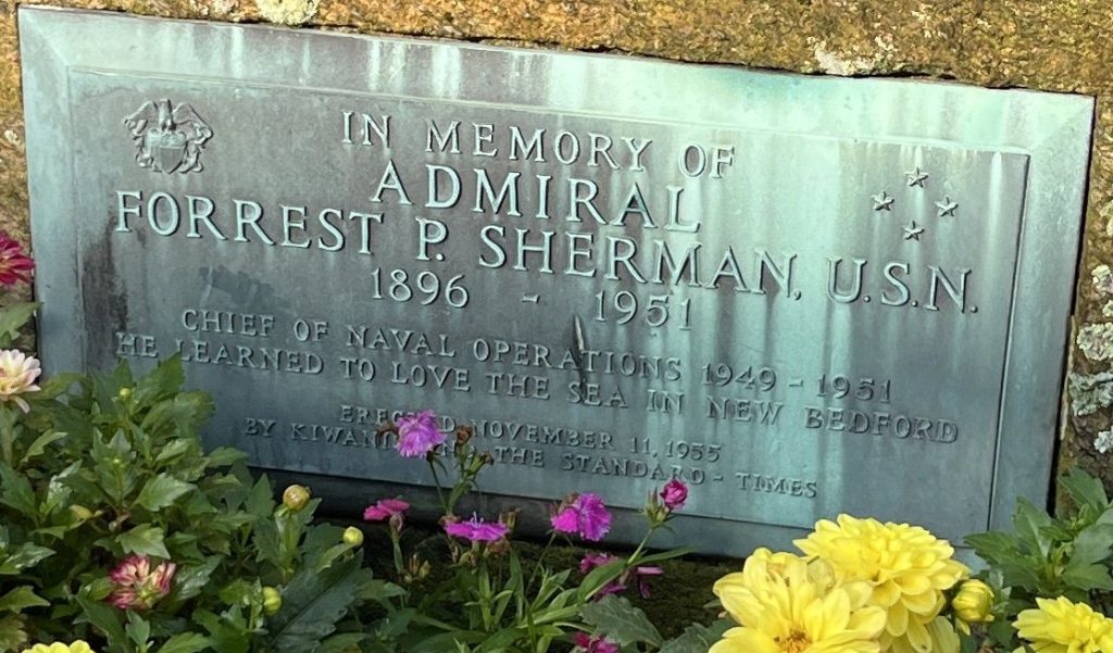 ADMIRAL FORREST P. SHERMAN, U.S.N. WAR MEMORIAL PLAQUE