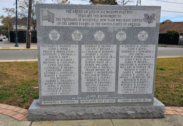 AMERICAN LEGION JOE MURPHY POST 1957 VETERANS MEMORIAL FRONT