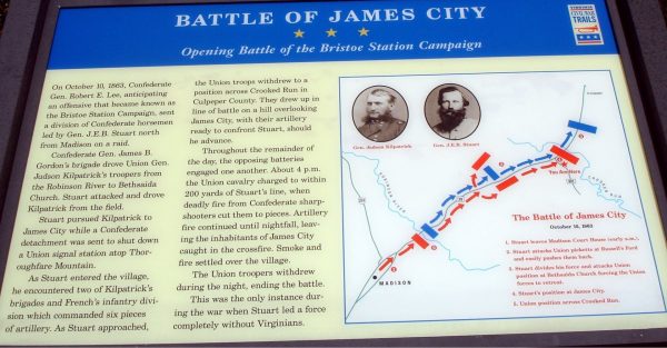 BATTLE OF JAMES CITY OPENING BATTLE WAR MEMORIAL PANEL