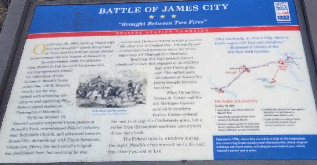 BATTLE OF JAMES CITY WAR MEMORIAL PANEL