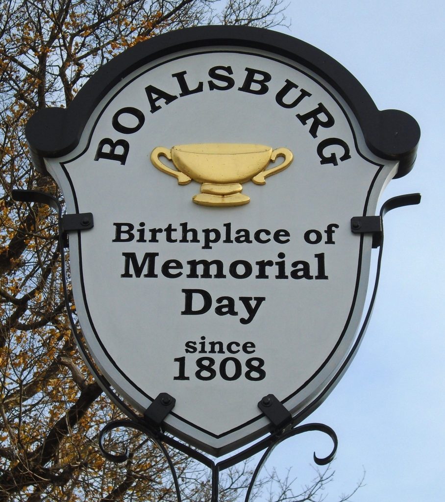 BOALSBURG BIRTHPLACE OF MEMORIAL DAY MARKER