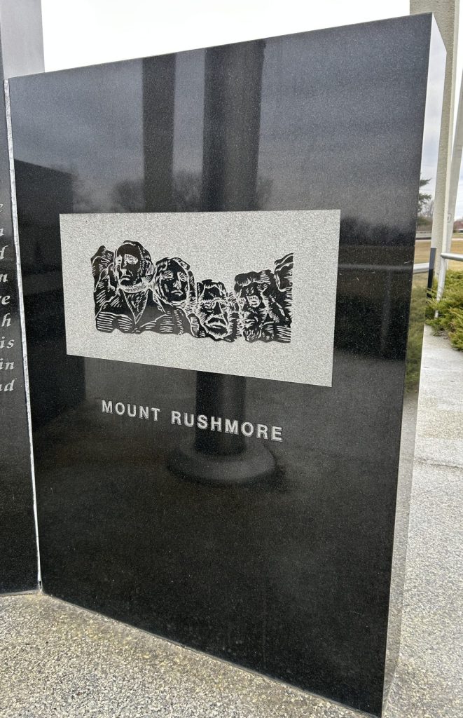 BROOKINGS COUNTY VETERANS MEMORIAL STONE F