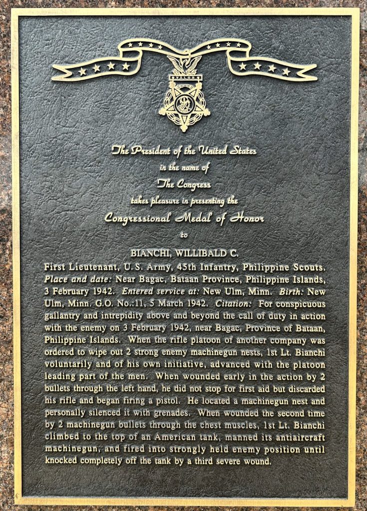 BROOKINGS MEDAL OF HONOR PARK PLAQUE B