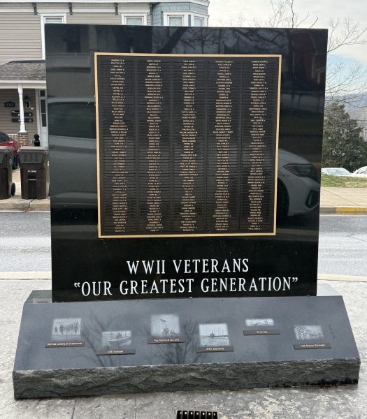 BRUNSWICK WWII VETERANS MEMORIAL BACK
