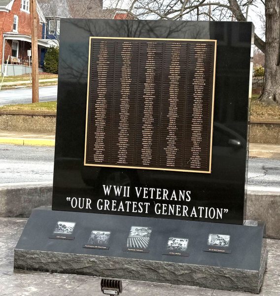 BRUNSWICK WWII VETERANS MEMORIAL FRONT