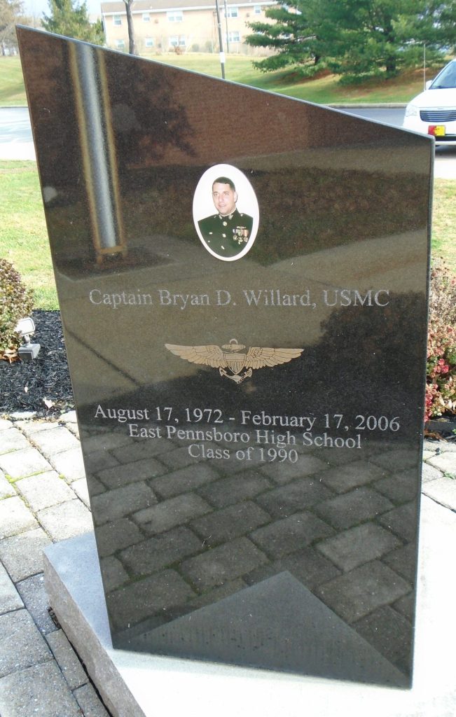 CAPTAIN BRYAN D. WILLARD, USMC MEMORIAL SIDE A