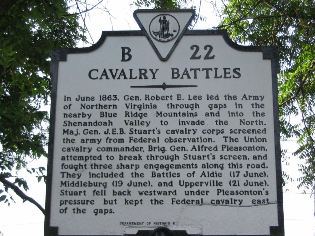 CAVALRY BATTLE AT HIGH BRIDGE WAR MEMORIAL PLAQUE