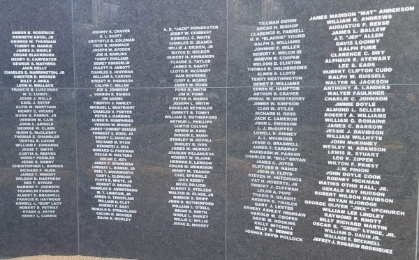 CORPORAL RD FOATER VETERANS MEMORIAL HONOR ROLL STONE B