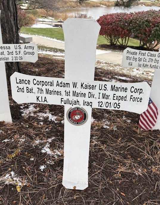 COUNTY OF DUPAGE BLUE STAR MEMORIAL CROSS J
