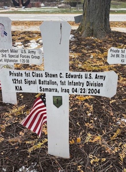 COUNTY OF DUPAGE BLUE STAR MEMORIAL CROSS W