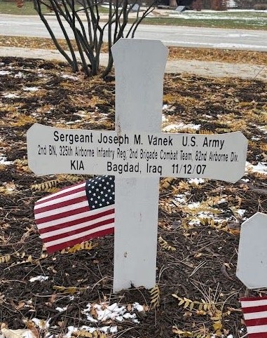 COUNTY OF DUPAGE BLUE STAR MEMORIAL CROSS Z