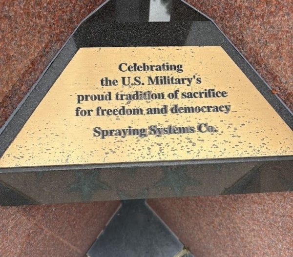 COUNTY OF DUPAGE GOLD STAR FAMILIES MEMORIAL PLAQUE