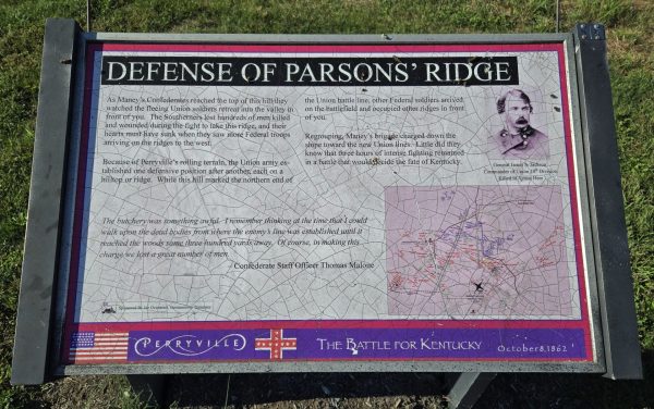 DEFENSE OF PARSONS’ RIDGE WAR MEMORIAL PANEL