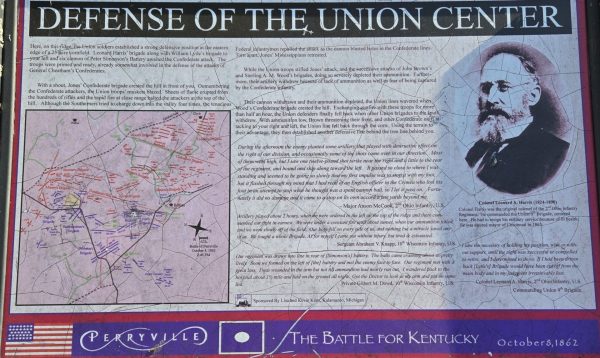 DEFENSE OF THE UNION CENTER WAR MEMORIAL PANEL