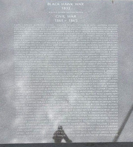 DUPAGE COUNTY VETERANS MEMORIAL STONE A