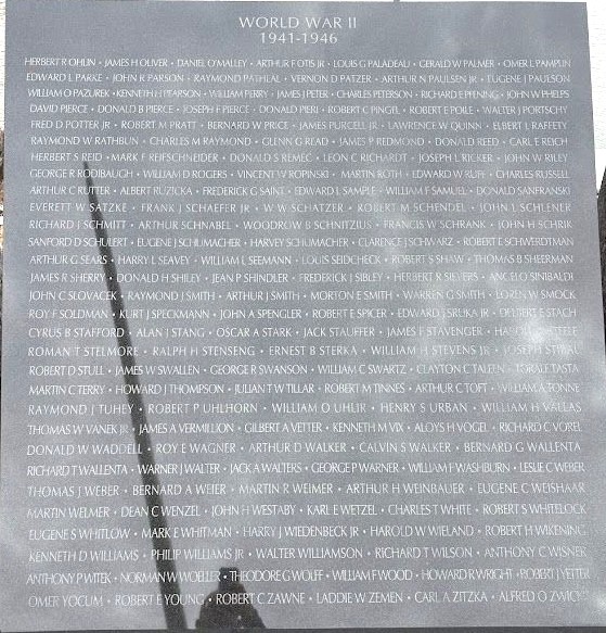 DUPAGE COUNTY VETERANS MEMORIAL STONE E