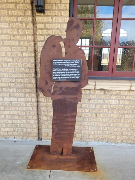 DURING WORLD WAR II, 1.2 MILLION BLACK MEN SERVED IN THE U.S. MILITARY MEMORIAL