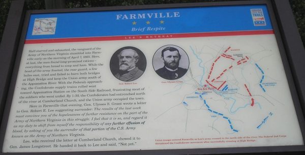 FARMVILLE BRIEF RESPITE WAR MEMORIAL PANEL