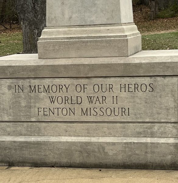 FENTON MISSOURI WORLD WAR II MEMORIAL STONE