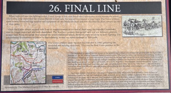 FINAL LINE WAR MEMORIAL PANEL
