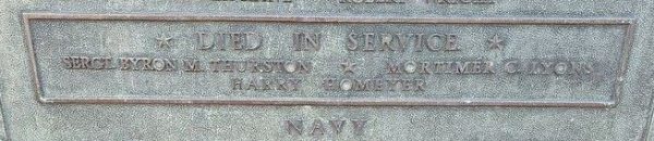 FLORAL PARK GREAT WORLD WAR ROLL OF HONOR MEMORIAL PLAQUE CLOSE-UP