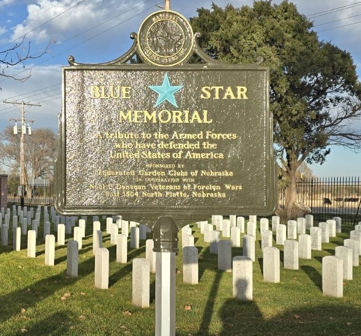 FORT MCPHERSON NATIONAL CEMETERY BLUE STAR MEMORIAL MARKER