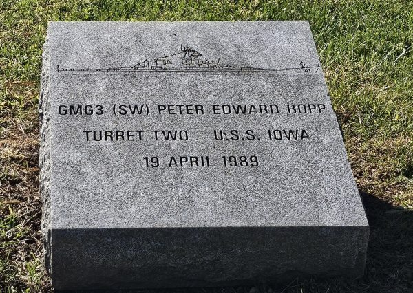 GMG3 (SW) PETER EDWARD BOPP MEMORIAL STONE