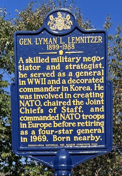 GEN. LYMAN L. LEMNITZER WAR MEMORIAL MARKER
