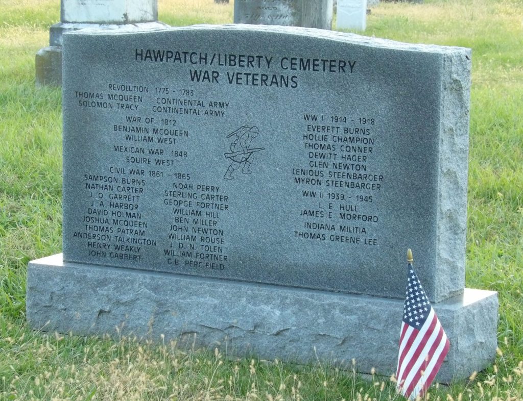 HAWPATCH/LIBERTY CEMETERY WAR VETERANS MEMORIAL