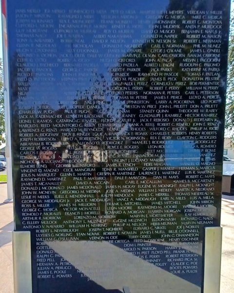 KERN COUNTY WORLD WAR II VETERANS MEMORIAL STONE F