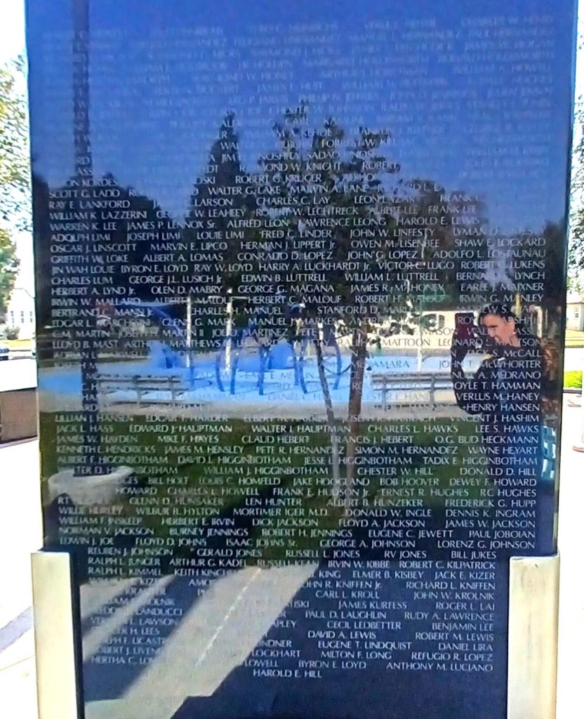 KERN COUNTY WORLD WAR II VETERANS MEMORIAL STONE H
