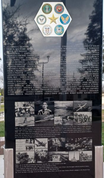 KERN COUNTY WORLD WAR II VETERANS MEMORIAL STONE I