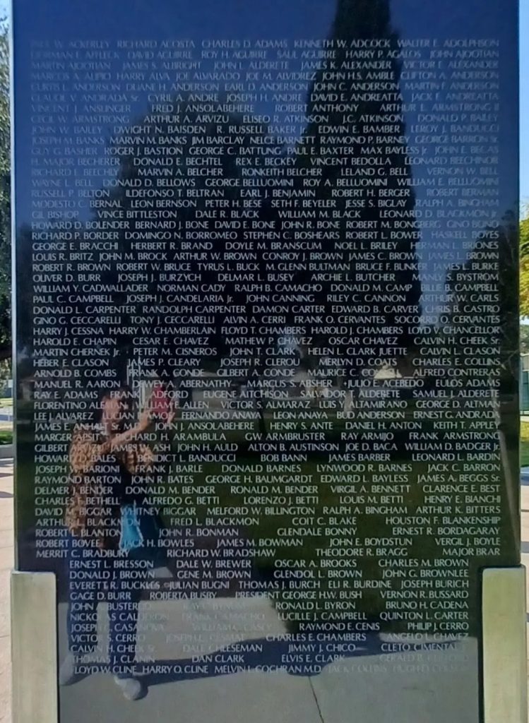 KERN COUNTY WORLD WAR II VETERANS MEMORIAL STONE J