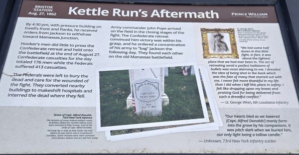 KETTLE RUN’S AFTERMATH WAR MEMORIAL PANEL