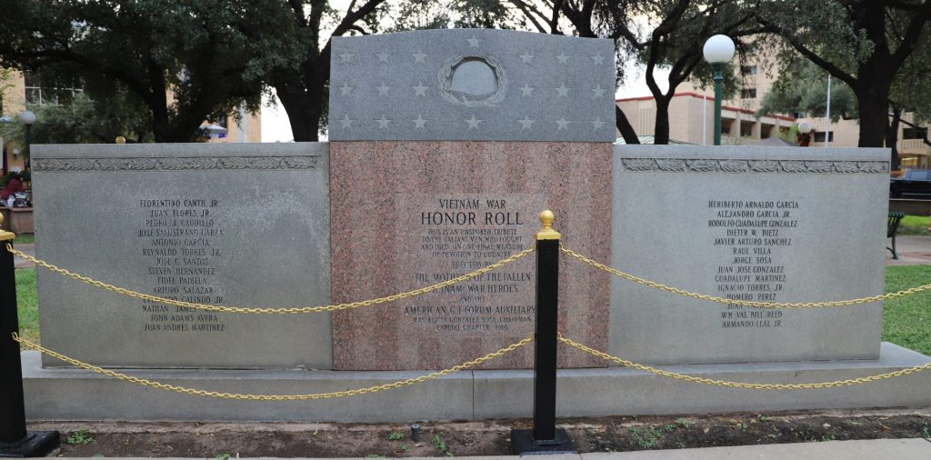 LAREDO VIETNAM WAR HONOR ROLL MEMORIAL