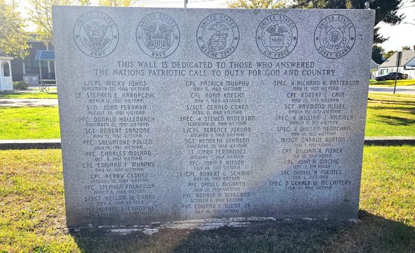 LEVITTOWN VETERANS MEMORIAL WALL FRONT