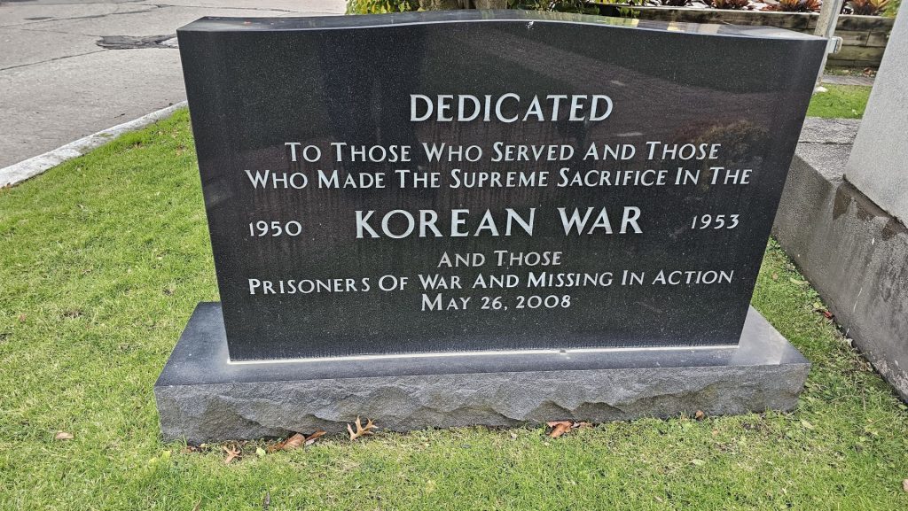 LYNBROOK KOREAN WAR MEMORIAL