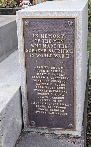 LYNBROOK WORLD WAR II SUPREME SACRIFICE MEMORIAL PLAQUE B