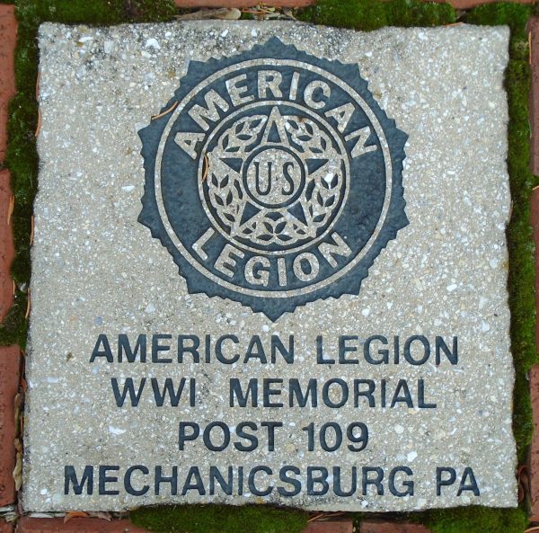 MECHANICSBURG AMERICAN LEGION POST 109 WAR MEMORIAL PAVER