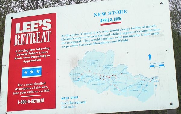 NEW STORE LEE’S RETREAT WAR MEMORIAL PLAQUE