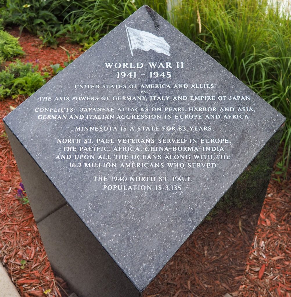 NORTH ST. PAUL WORLD WAR II MEMORIAL