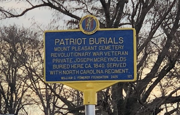 PATRIOTS BURIALS MOUNT PLEASANT CEMETERY REVOLUTIONARY WAR MEMORIAL MARKER
