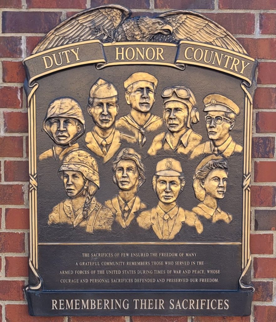 PEOPLE’S STATE BANK VETERANS MEMORIAL PLAQUE