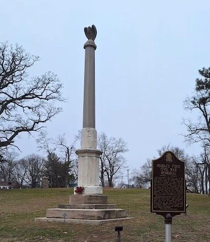 PEORIA’S FIRST CIVIL WAR MEMORIAL